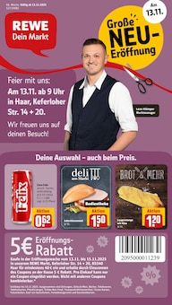 Aktueller REWE Prospekt "Dein Markt" Seite 1 von 34 Seiten für Haar
