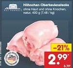 Netto Marken-Discount Stockstadt - Hähnchen-Oberkeulensteaks Angebot im Prospekt Hähnchen-Oberkeulensteaks bei Netto Marken-Discount im Stockstadt Prospekt für 2,99 €