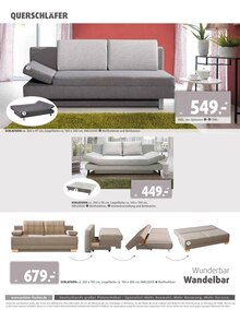 Couch im Polstermöbel Fischer Prospekt "Der Schlafsofa Spezialist" mit 12 Seiten (Nürnberg)