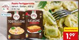 Aktuelles Pasta Fertiggerichte Angebot bei Netto Marken-Discount in Wiesbaden ab 1,99 €