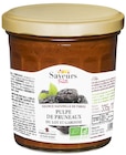 Pulpe de pruneaux - 335 g - SAVEURS ET FRUITS dans le catalogue NaturéO