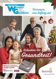 Sanitätshaus Weinert & Grüssing GmbH Prospekt für Weener mit 6 Seiten Sanitätshaus Weinert & Grüssing GmbH Prospekt für Weener: Schenken Sie Gesundheit!, 6 Seiten, 14.11.2022 - 31.01.2023