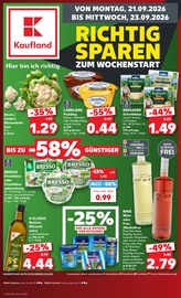 Kaufland Supermarkt Prospekt der aktuellen Woche mit 82 Seiten, gültig von 21.09.2026 bis 23.09.2026, in Satteldorf und Umgebung Aktueller Kaufland Supermarkt Prospekt in Satteldorf und Umgebung, "Hier bin ich richtig" mit 82 Seiten, 21.09.2026 - 23.09.2026