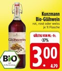 Bio-Glühwein rot im EDEKA Prospekt Bio-Glühwein rot von Kunzmann im aktuellen EDEKA Prospekt für 3,00 €