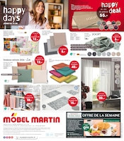 Promos Rideau dans le catalogue "happy days UN ÉTÉ PLEIN D'IDÉES DÉCO ET DE PROMOTIONS" de Möbel Martin Rideau en promo dans le catalogue Möbel Martin à la page 24