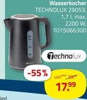 Wasserkocher Angebote von Technolux bei ROLLER Hofheim für 17,99 €