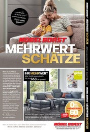 Möbel Borst Prospekt für Unlingen mit 12 Seiten Möbel Borst Prospekt für Unlingen: "MEHRWERT SCHÄTZE", 12 Seiten, 02.01.2025 - 01.02.2025