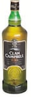 Blended scotch whisky 40° - Clan Campbell - U Express à Alès Blended scotch whisky 40° - Clan Campbell en promo chez U Express Alès à 17,80 €