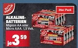 Alkaline-Batterien Mignon AA Angebote von Gut & Günstig bei E center Mainz für 3,59 €