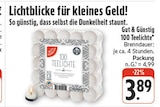 nah und gut Geyer - 100 Teelichte Angebot im Prospekt 100 Teelichte bei nah und gut im Geyer Prospekt für 3,89 €