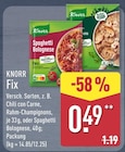 Fix Chili con Carne von Knorr für 0,49 € bei ALDI Nord im Angebot Fix Chili con Carne von Knorr im aktuellen ALDI Nord Prospekt