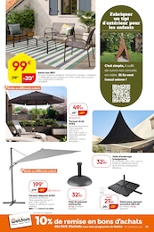 Offre Parasol Excentré dans le catalogue Weldom du moment à la page 21