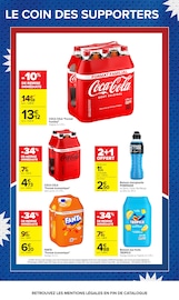 Promos Coca-Cola dans le catalogue "LE MOIS DES SUPPORTERS" de Carrefour Coca-Cola en promo dans le catalogue Carrefour à la page 7