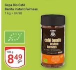Café Benita Instant Fairness im Angebot bei GLOBUS in Oberhausen Café Benita Instant Fairness Angebote von Gepa Bio bei GLOBUS Oberhausen für 8,49 €