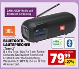 BLUETOOTH-LAUTSPRECHER "Tuner 2" im Angebot bei Marktkauf in Reutlingen BLUETOOTH-LAUTSPRECHER "Tuner 2" Angebote von JBL bei Marktkauf Reutlingen für 79,99 €