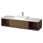 Waschbeckenschr./2Waschb./2Mischba. braun Eichenachbildung/weiß marmoriert von ÄNGSJÖN / BACKSJÖN für 509,00 € bei IKEA im Angebot Waschbeckenschr./2Waschb./2Mischba. braun Eichenachbildung/weiß marmoriert von ÄNGSJÖN / BACKSJÖN im aktuellen IKEA Prospekt