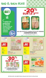 Promos Saumon Fumé dans le catalogue "AVEC LE Club GOÛTEZ AU BIO LE MOINS CHER DE FRANCE" de Carrefour Market Saumon Fumé en promo dans le catalogue Carrefour Market à la page 6