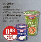 Aktuelles Creme oder Cuisine Vega Angebot bei V-Markt in Regensburg ab 0,88 €