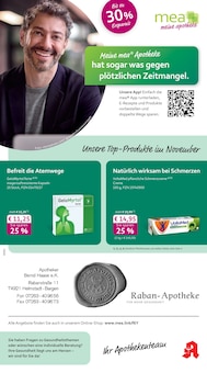 Aktueller mea - meine apotheke Prospekt "Unsere November-Angebote" für Helmstadt-Bargen Aktueller mea - meine apotheke Prospekt für Helmstadt-Bargen mit Seiten