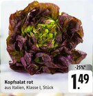 Kopfsalat rot bei E center im Oppenheim Prospekt für 1,49 €