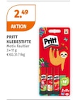 Klebestifte Motiv Faultier von Pritt für 2,49 € bei Müller im Angebot Klebestifte Motiv Faultier von Pritt im aktuellen Müller Prospekt