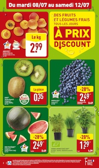 Catalogue Aldi à Loison-sous-Lens cette semaine, valable du 08/07/2025 au 14/07/2025 Prospectus Aldi à Loison-sous-Lens, "NOS ARRIVAGES DE L'ÉTE JUSQU'À -60% SUR LE 2ÈME", 40 pages de promos valables du 08/07/2025 au 14/07/2025
