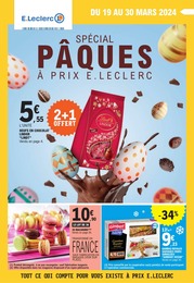 Prospectus E.Leclerc à Sainte-Radegonde, "Spécial Pâques à prix E.Leclerc", 88 pages, 19/03/2024 - 30/03/2024
