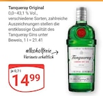Original im Angebot bei GLOBUS in Wolfenbüttel Original Angebote von Tanqueray bei GLOBUS Wolfenbüttel für 14,99 €