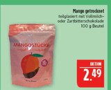 Mango getrocknet teilglasiert mit Vollmilchschokolade Angebote bei Marktkauf Bautzen für 2,49 €