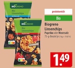 Aktuelles Biogreno Linsenchips Angebot bei famila Nordost in Lübeck ab 1,49 €