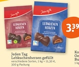 Lebkuchenherzen gefüllt Angebote von Jeden Tag bei tegut Heppenheim für 3,39 €