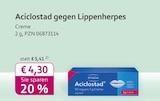Aciclostad gegen Lippenherpes Angebot in Weitnau Aciclostad gegen Lippenherpes im aktuellen Prospekt bei mea - meine apotheke in Weitnau