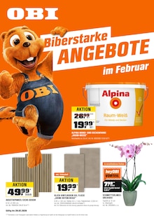 Laminat im OBI Prospekt "BIBERSTARKE ANGEBOTE" mit 13 Seiten (Jena)