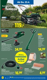 Lidl Gartenschere im Prospekt 