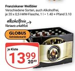 Weißbier im Angebot bei GLOBUS in Bingen Weißbier Angebote von Franziskaner bei GLOBUS Bingen für 13,99 €