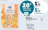 Gnocchi aux flocons de pomme de terre - U - U Express Gnocchi aux flocons de pomme de terre - U à 1,08 € dans le catalogue U Express
