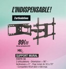 Support mural h3270-3a - MBG en promo chez Blanc Brun Quimper à 99,99 €