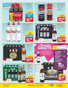 Cola im aktuellen Netto Marken-Discount Prospekt (Memmingen) Cola im Netto Marken-Discount Prospekt "Aktuelle Angebote" mit 59 Seiten (Memmingen)