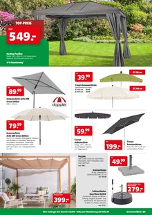 Sonnenschirm im Hagebaumarkt Prospekt "MACH DEINE GARTENTRÄUME WAHR" mit 24 Seiten (Leverkusen)