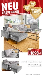 Wohnzimmer im Polstermöbel Fischer Prospekt Wohnzimmer im Polstermöbel Fischer Prospekt "Spektakuläre Neueröffnung" auf Seite 14