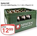 Spaten Hell Angebote von Spaten München bei GLOBUS Wolfenbüttel für 12,99 €