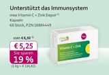 Vitamin C + Zink Depot bei mea - meine apotheke im Prospekt "" für 5,25 €