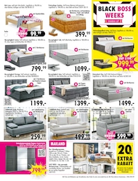 Schlafsofa Angebot im aktuellen SB Möbel Boss Prospekt auf Seite 9