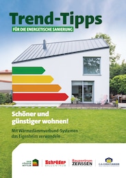 Der aktuelle Schröder Bauzentrum Prospekt Trend-Tipps für die energetische Sanierung