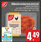 EDEKA - Hähnchenminutenschnitzel pikant mariniert Angebot im Prospekt Hähnchenminutenschnitzel pikant mariniert bei EDEKA im Prospekt "" für 4,49 €