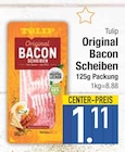 Original Bacon Scheiben von Tulip im aktuellen EDEKA Prospekt für 1,11 €