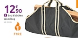 Promo Sac à bûches Woodbag FIRE à 12,90 € dans le catalogue Mr. Bricolage à Saint-Junien