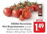 Aktuelles Herzstücke Mini Rispentomaten Angebot bei EDEKA in Heidelberg ab 1,49 €