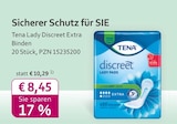 Tena Lady Discreet Extra Binden Angebot in Holzminden Tena Lady Discreet Extra Binden im aktuellen Prospekt bei mea - meine apotheke in Holzminden