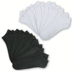 Lot de 12 paires d'invisibles adulte blanches - U Express à Avignon Lot de 12 paires d'invisibles adulte blanches en promo chez U Express Avignon à 4,95 €